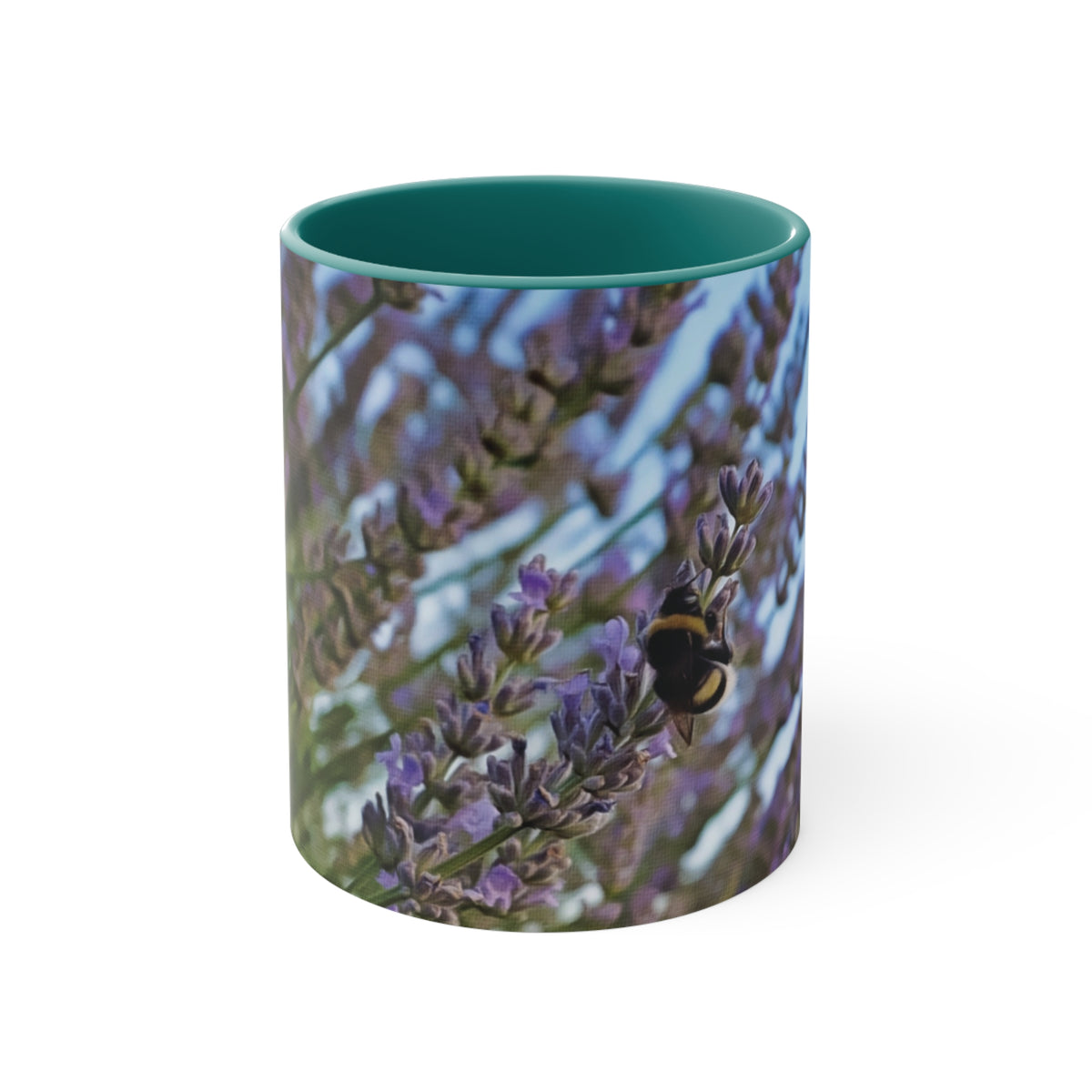 Mug 11oz - Flower of Lavender with Bombus Insect (Variant 1)