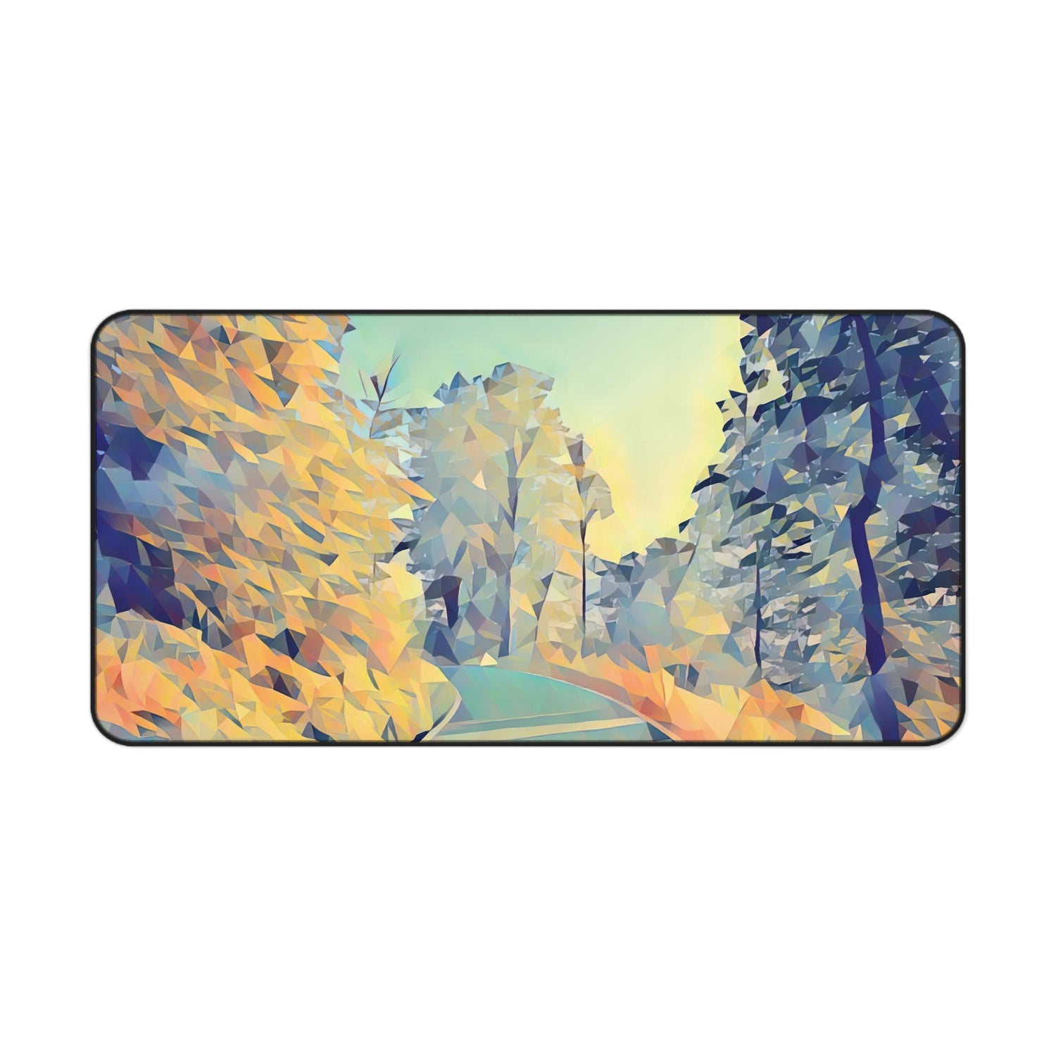 Desk Mat - Poly Art - Forest (Variant 05)