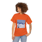 Unisex Heavy Cotton Tee - View from Mont Blanc
