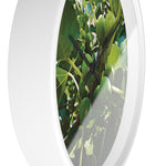 Wall Clock - Fig's Plant, with Fruits and Leaves