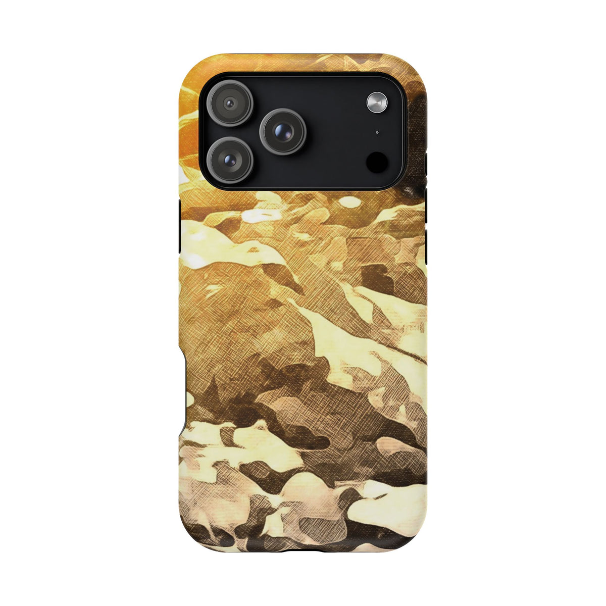 Magnetic Tough Phone Case - Golden Reflections (Variant 1)
