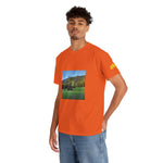 Unisex Heavy Cotton Tee - Tree in a Lawn