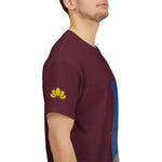 Unisex Heavy Cotton Tee - Nepal, Buddha's Eyes (Variant 1)