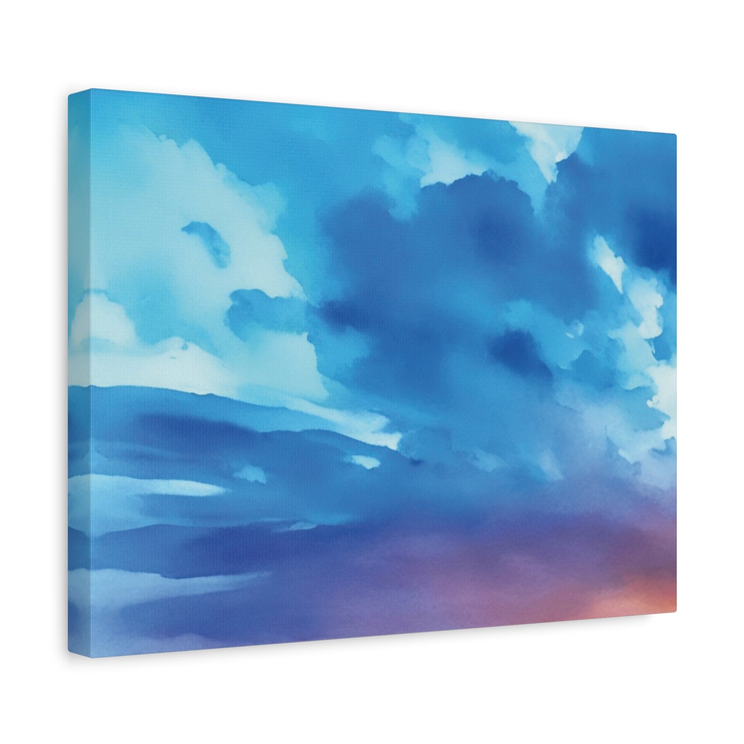 Stretched Matte Canvas - Sunset Sky (Variant 2)