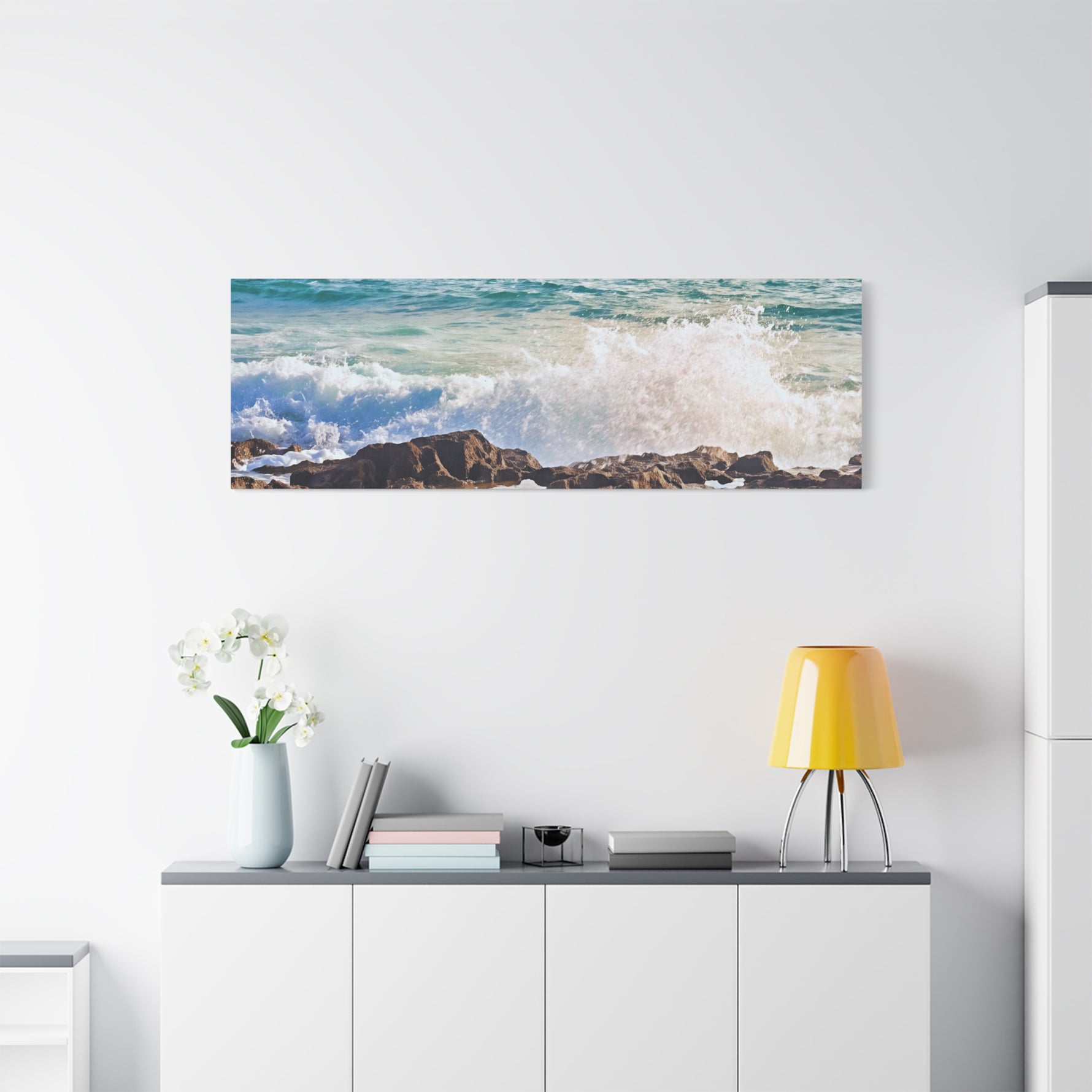 Stretched Matte Canvas - Sea (Variant 09)