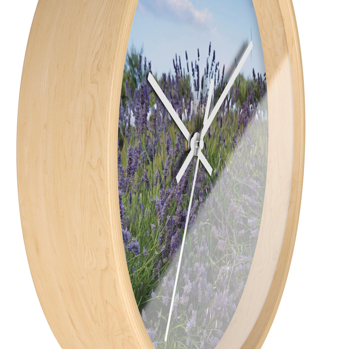 Wall Clock - Flower of Lavender (Variant 1)
