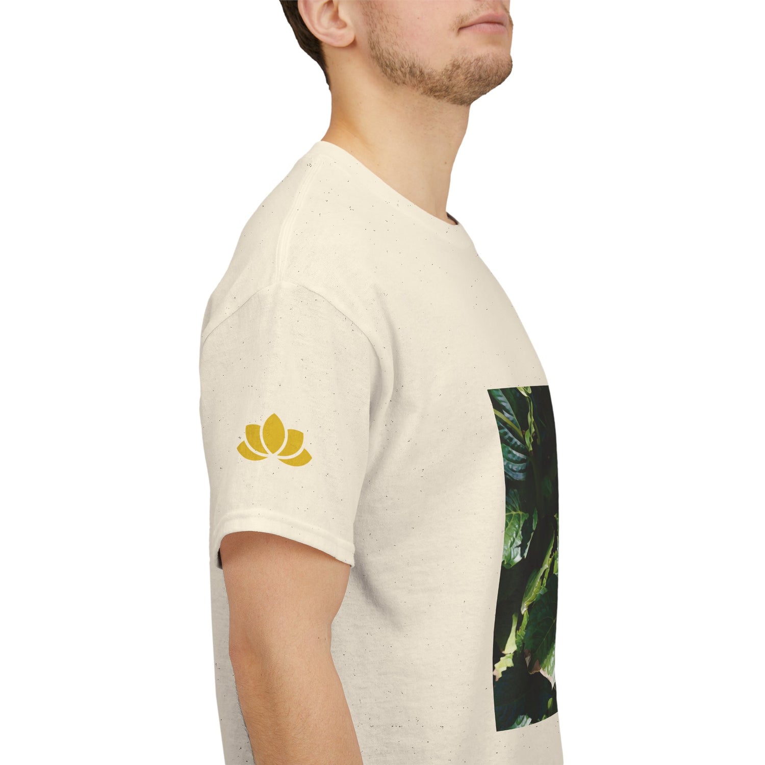 Unisex Heavy Cotton Tee - Flower of Ortensia/Hydrangea Macrophylla