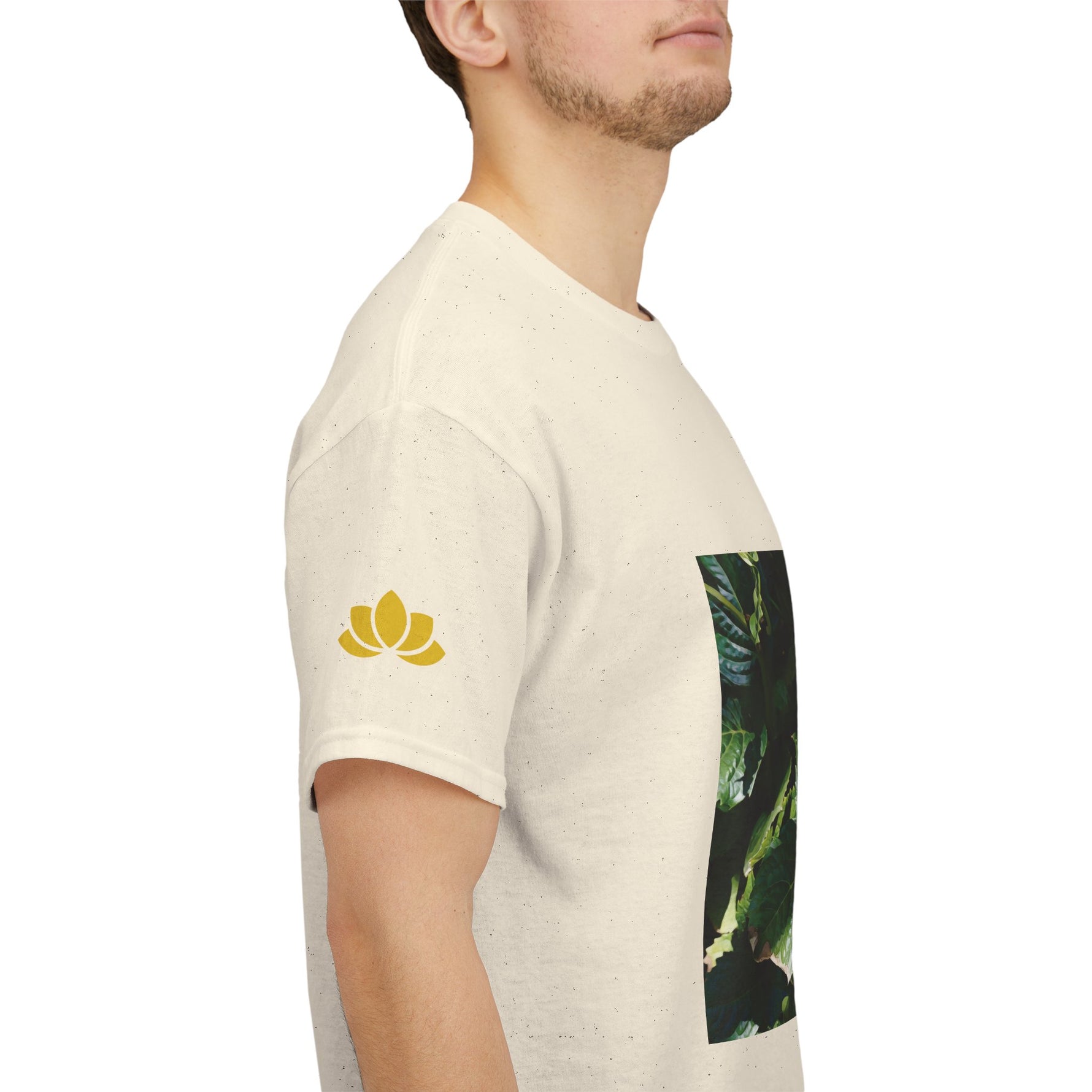 Unisex Heavy Cotton Tee - Flower of Ortensia/Hydrangea Macrophylla