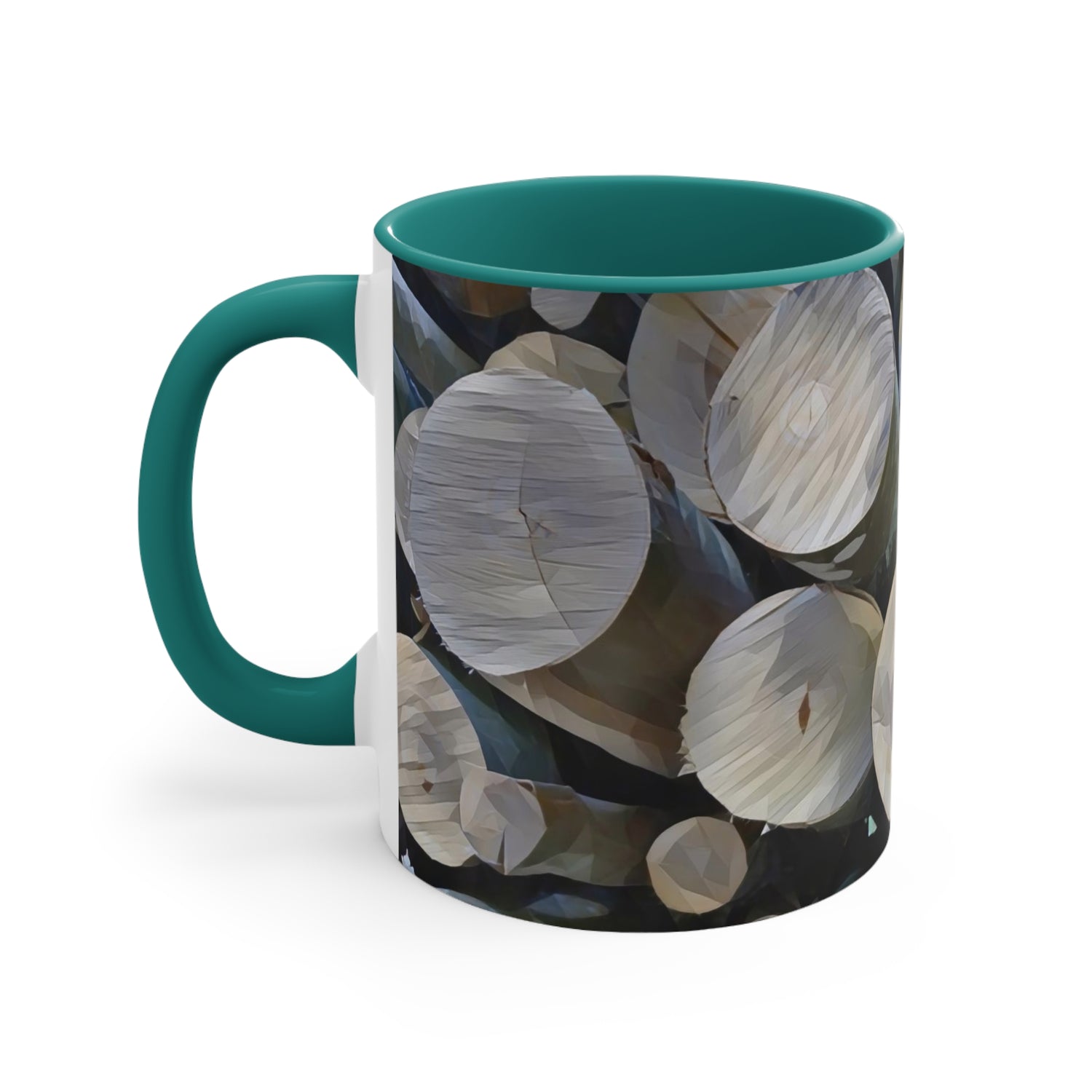 Mug 11oz - Poly Art - Wooden Trunks (Variant 3)