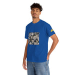 Unisex Heavy Cotton Tee - Poly Art - Wooden Trunks (Variant 1)