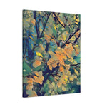 Stretched Matte Canvas - Poly Art - Apple's Tree Flower (Variant 2)