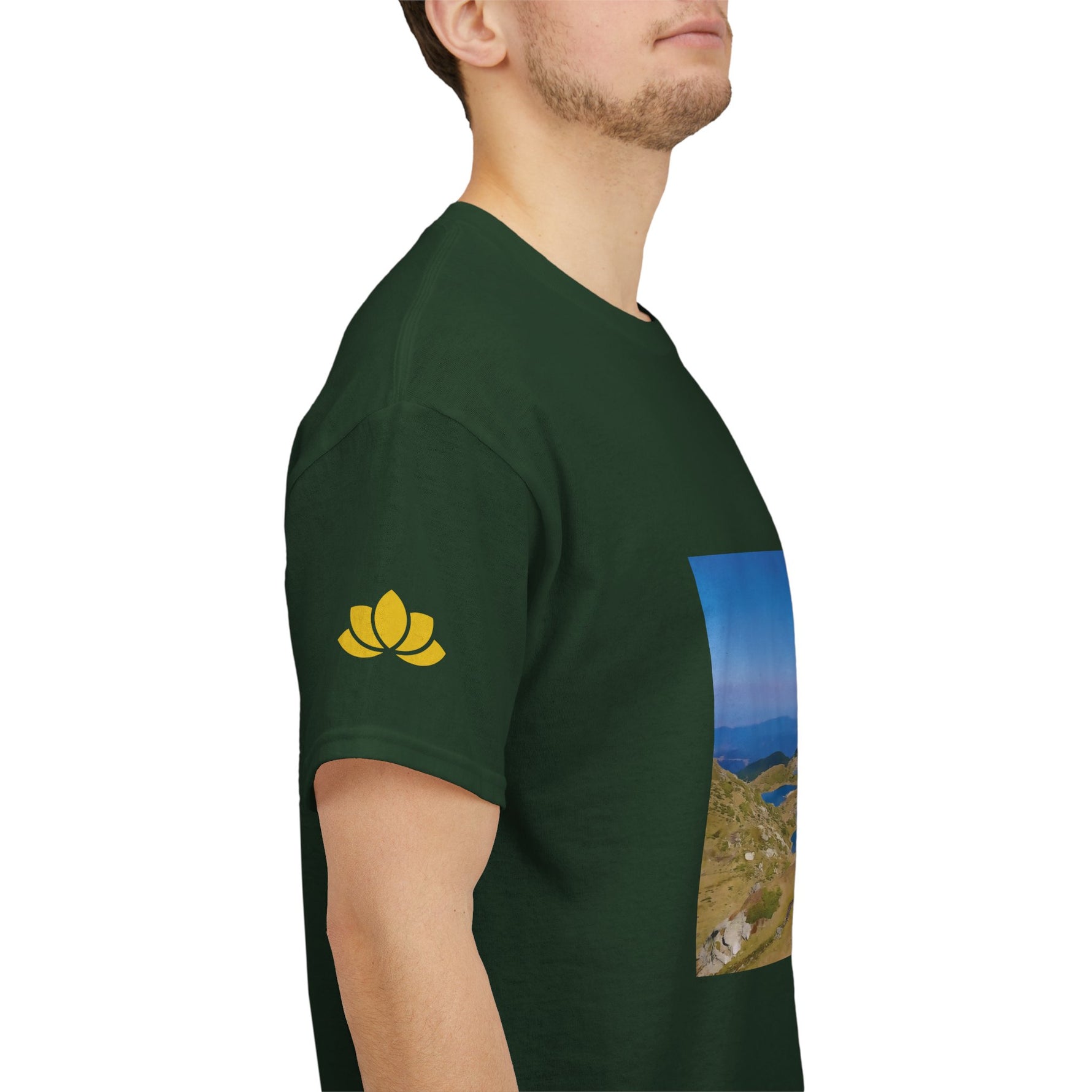 Unisex Heavy Cotton Tee - Rila Lakes (Variant 1)