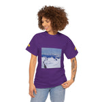 Unisex Heavy Cotton Tee - View from Mont Blanc