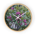 Wall Clock - Flower of Oleander