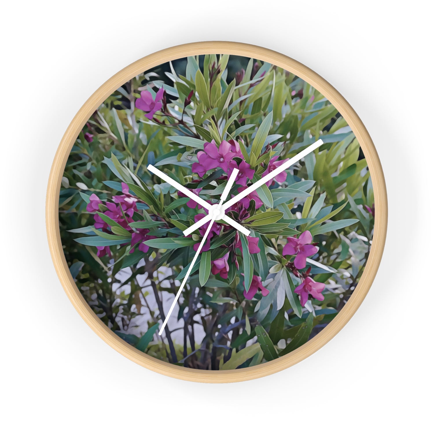 Wall Clock - Flower of Oleander