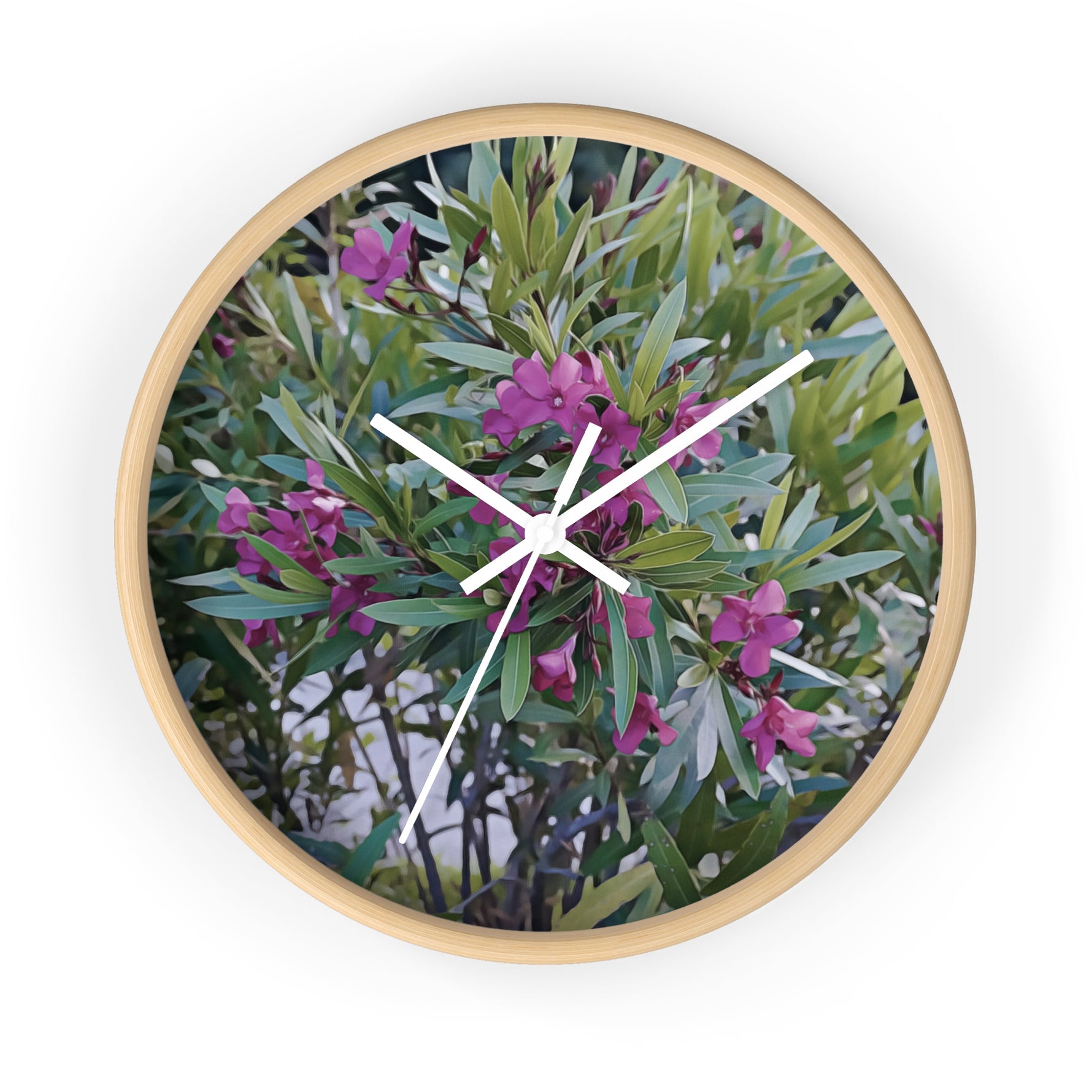 Wall Clock - Flower of Oleander