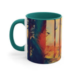 Mug 11oz - Poly Art - Forest Sunset (Variant 2)