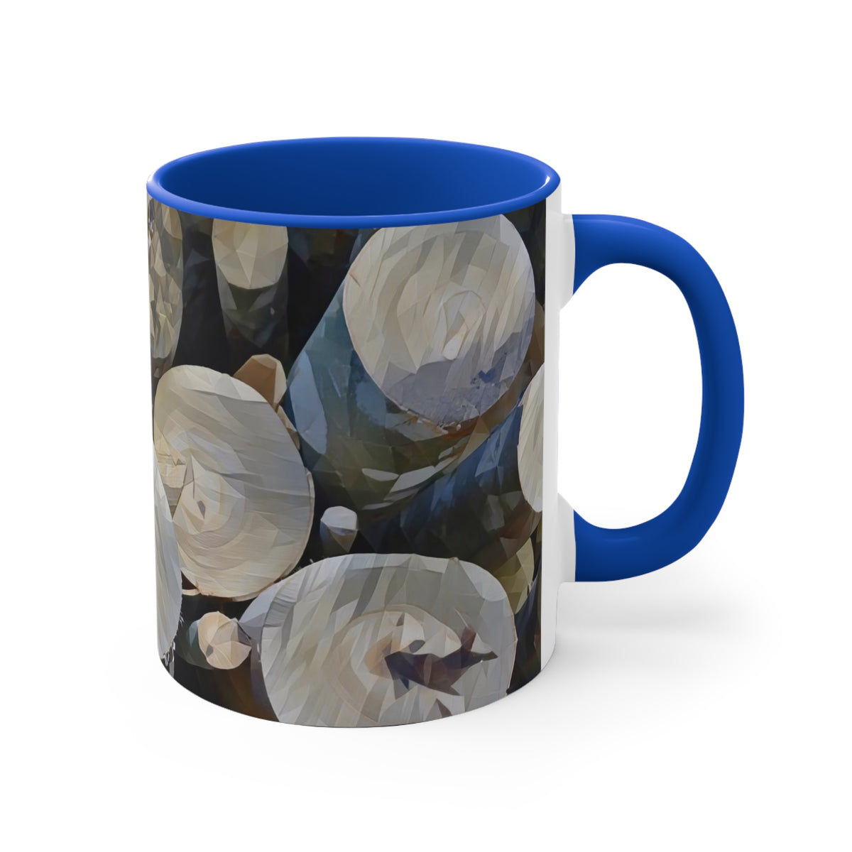 Mug 11oz - Poly Art - Wooden Trunks (Variant 3)