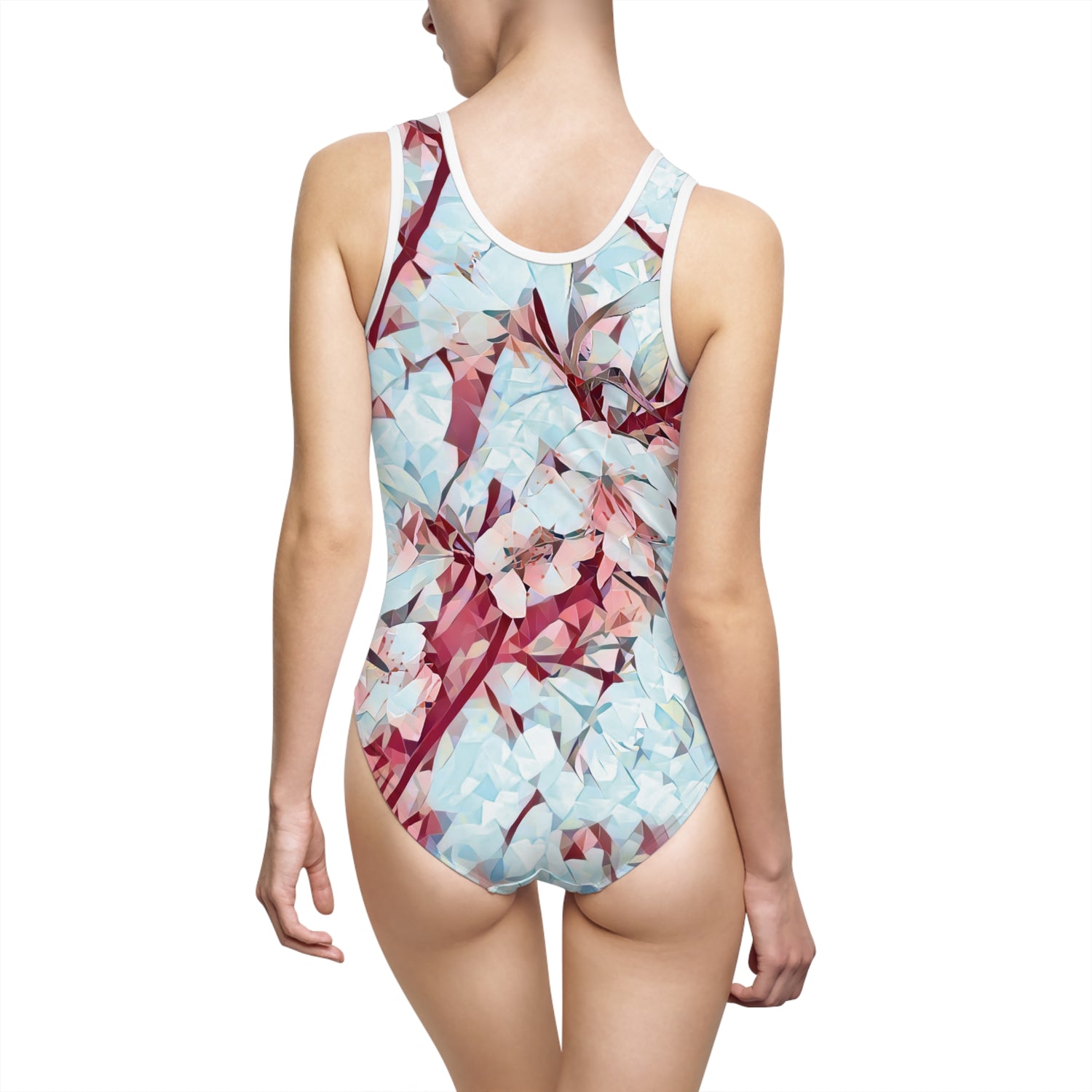 Swimsuit - Poly Art - Apple's Tree Flower (Variant 4)