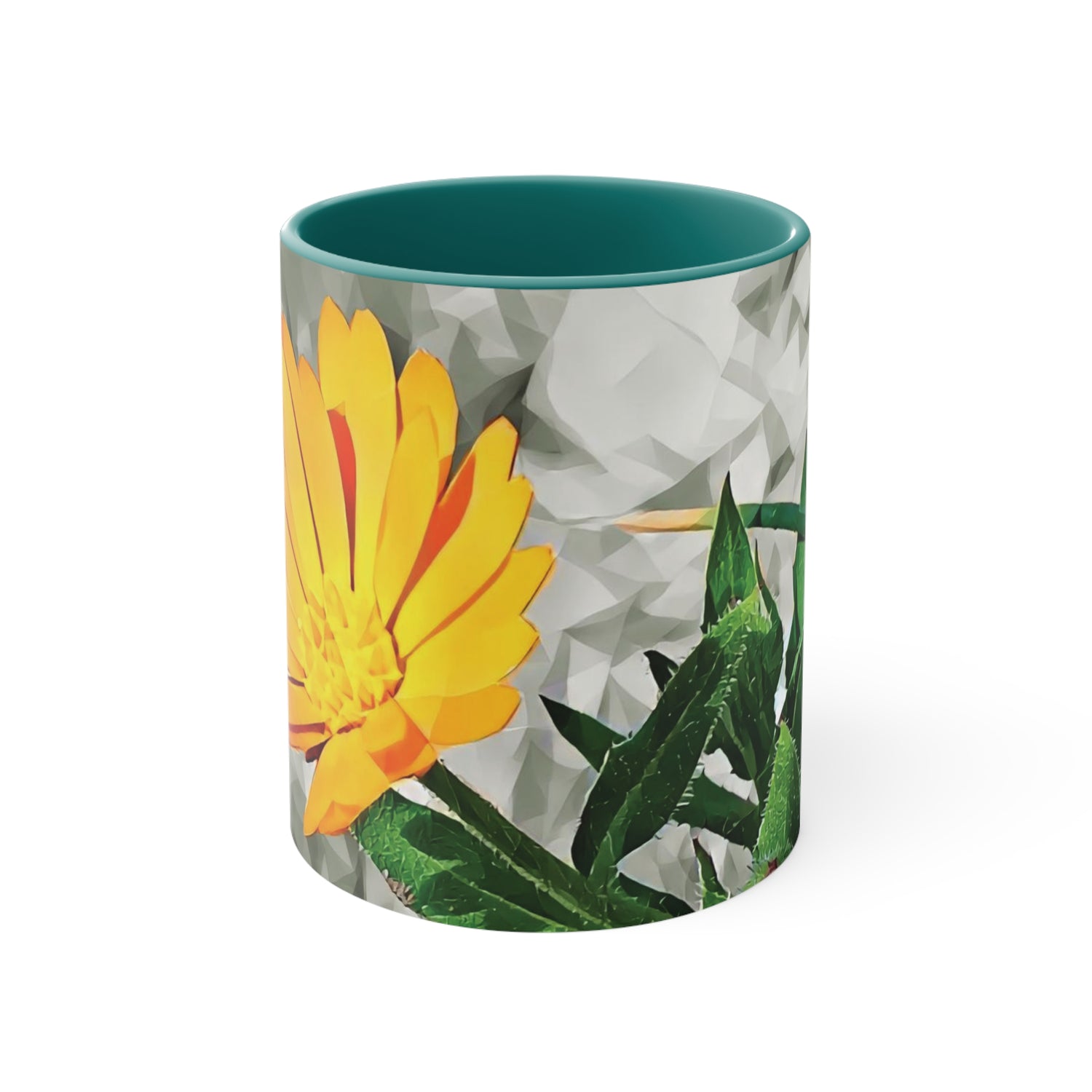 Mug 11oz - Poly Art - Flower of Calendula (Variant 1)