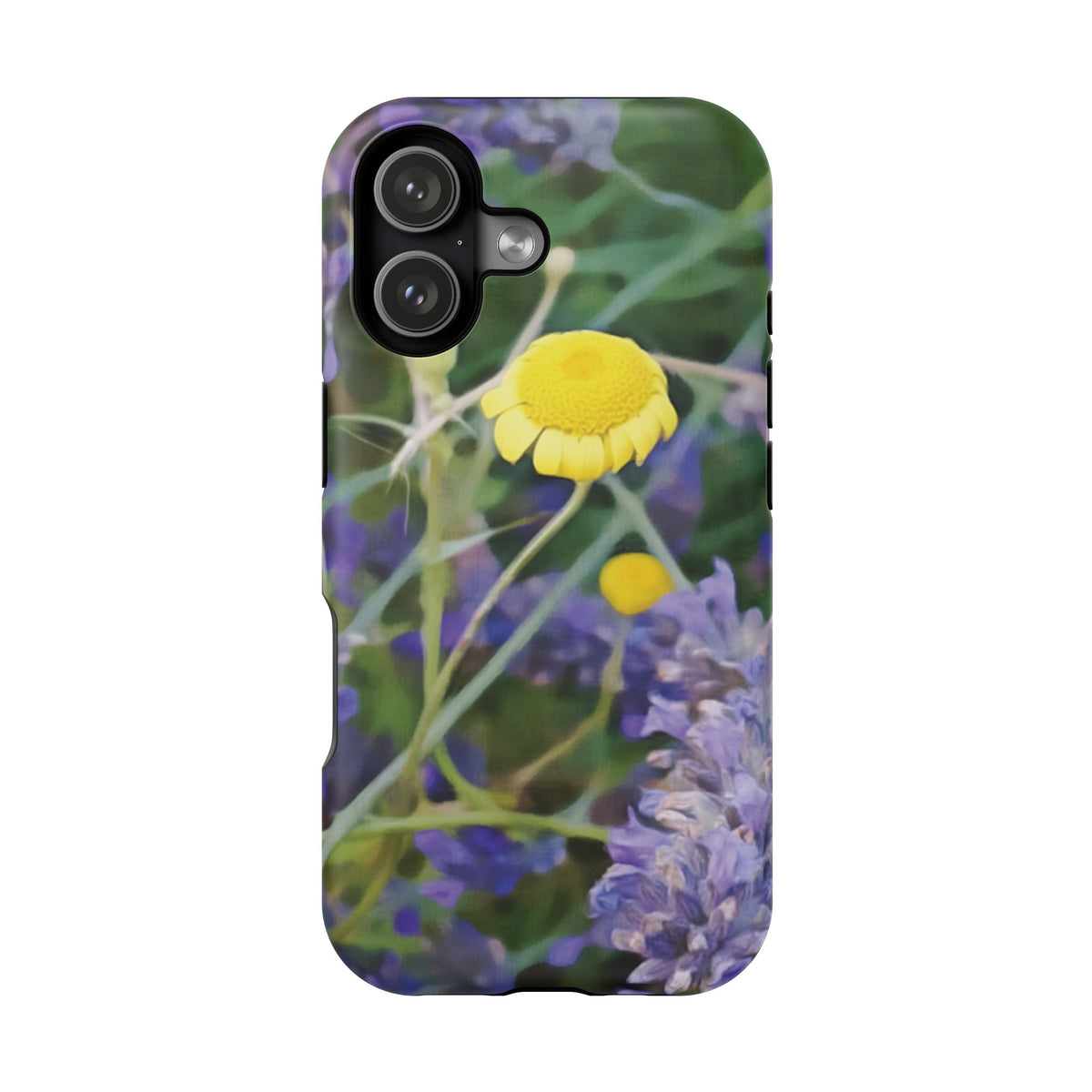Magnetic Tough Phone Case - Flower of Lavender and Chamomile