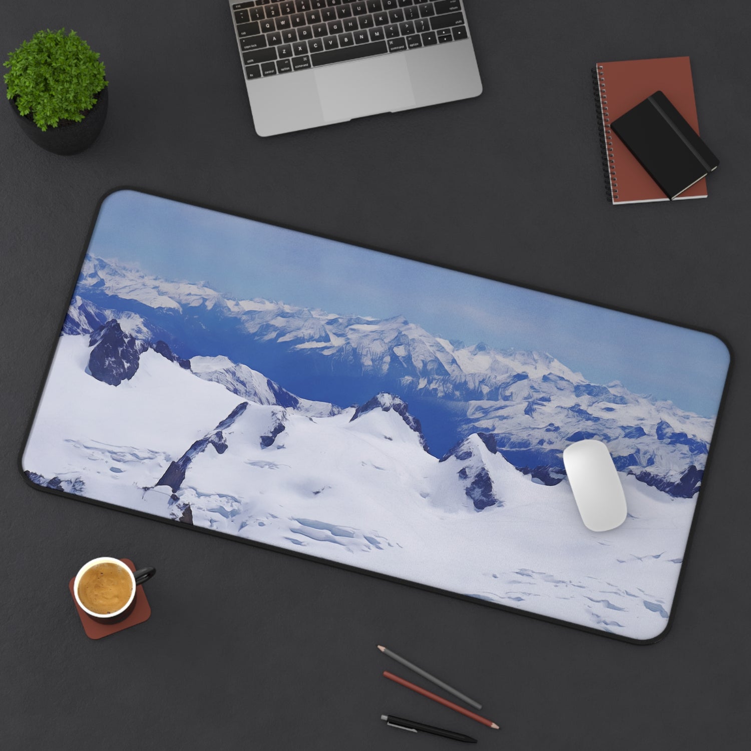 Desk Mat - View from Mont Blanc (Variant 1)