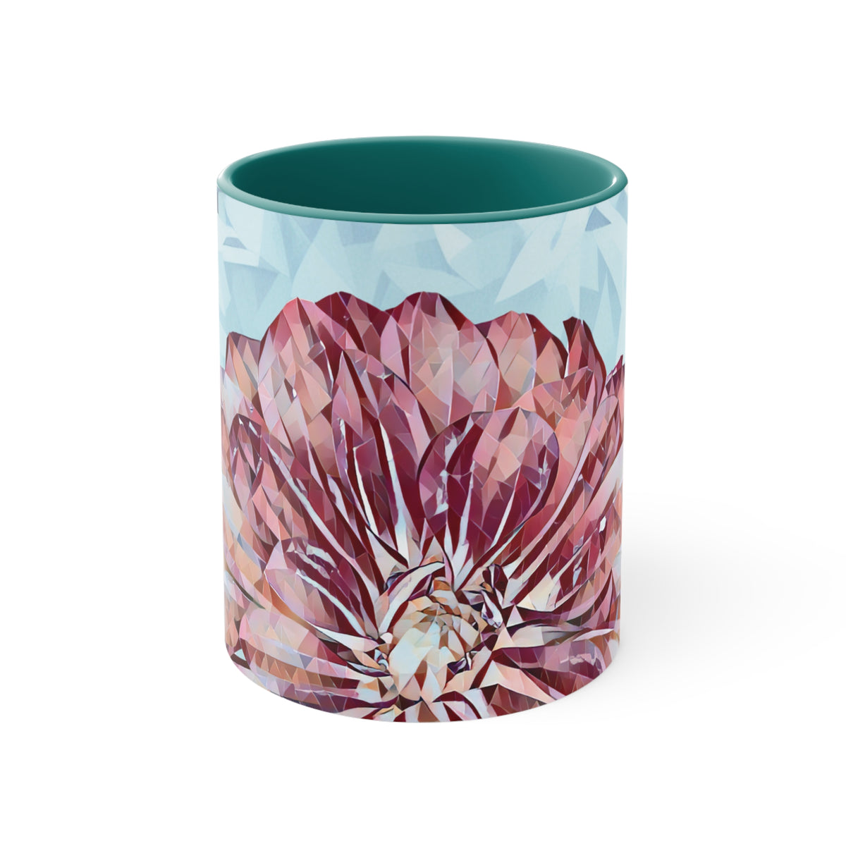Mug 11oz - Poly Art - Flower of Dahlia (Variant 3)