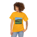 Unisex Heavy Cotton Tee - Tree in a Lawn