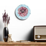 Acrylic Wall Clock - Poly Art - Flower of Dahlia (Variant 2)