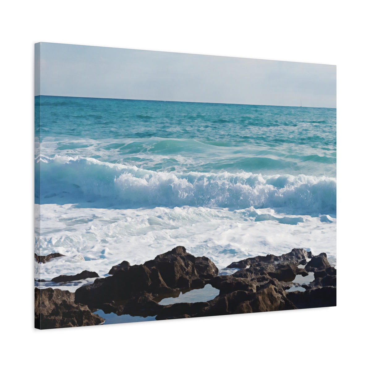 Stretched Matte Canvas - Sea (Variant 10)