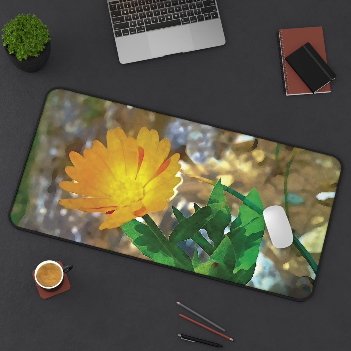 Desk Mat - Flower of Calendula