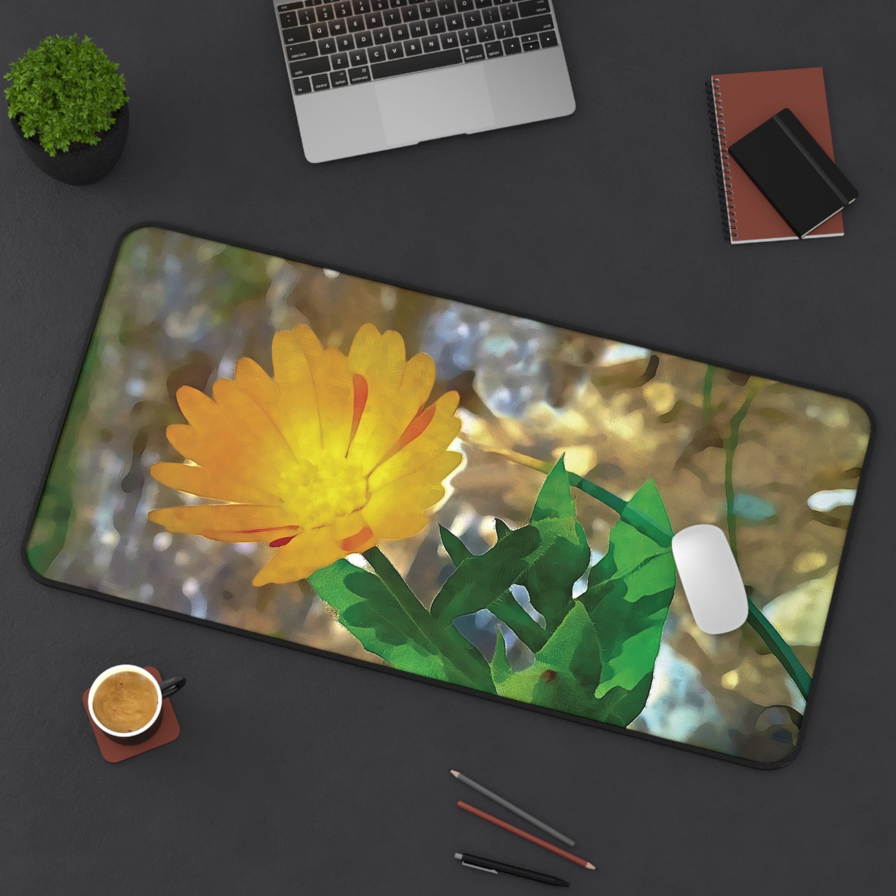 Desk Mat - Flower of Calendula