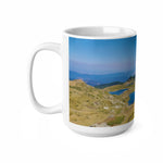 Ceramic White Cup 15oz - Rila Lakes, Bulgaria (Variant 1)