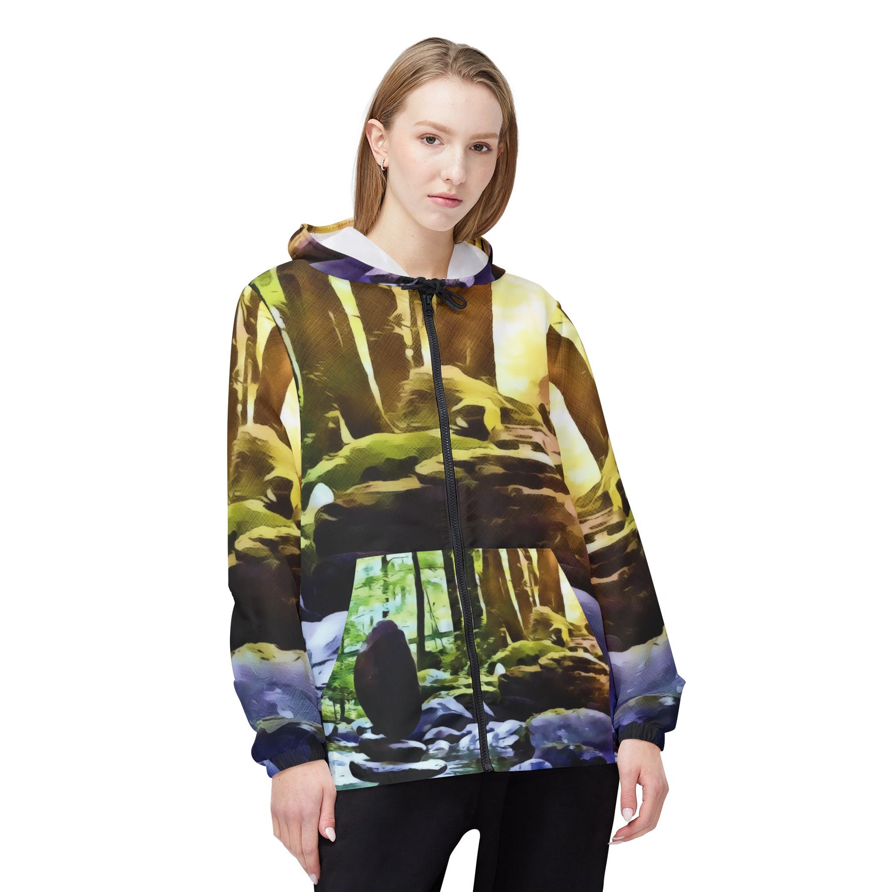 Windbreaker Jacket - Stone Balance (Variant 2)