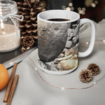 Ceramic White Cup 15oz - Stone Balance (Variant 1)