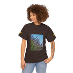 Unisex Heavy Cotton Tee - Flower of Lavender with Bombus