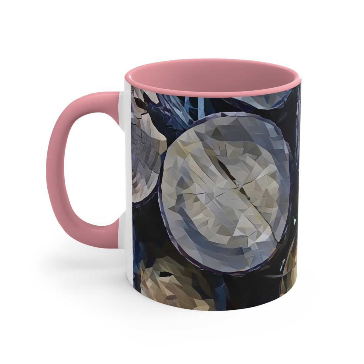 Mug 11oz - Poly Art - Wooden Trunks (Variant 1)