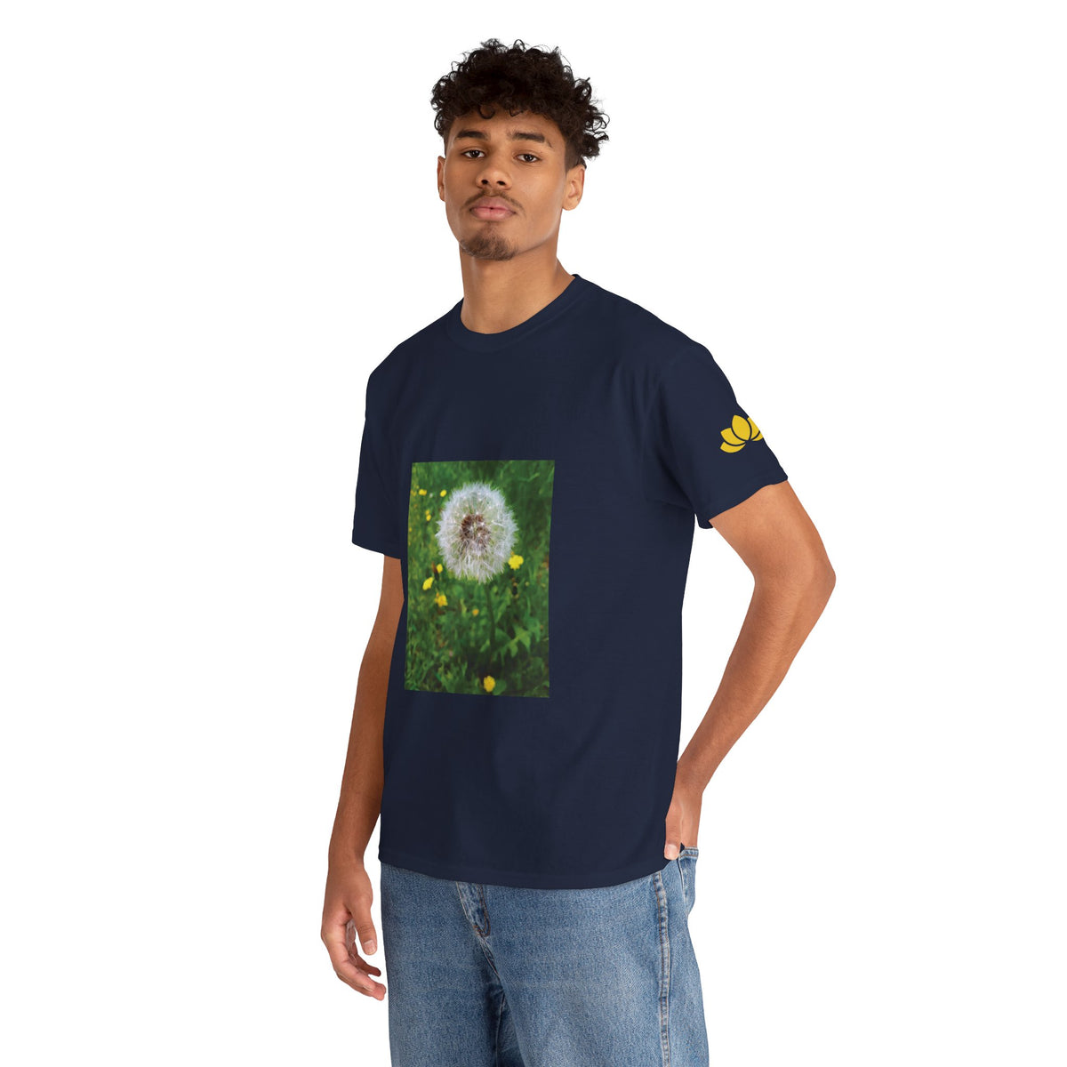 Unisex Heavy Cotton Tee - Flower of Dandelion