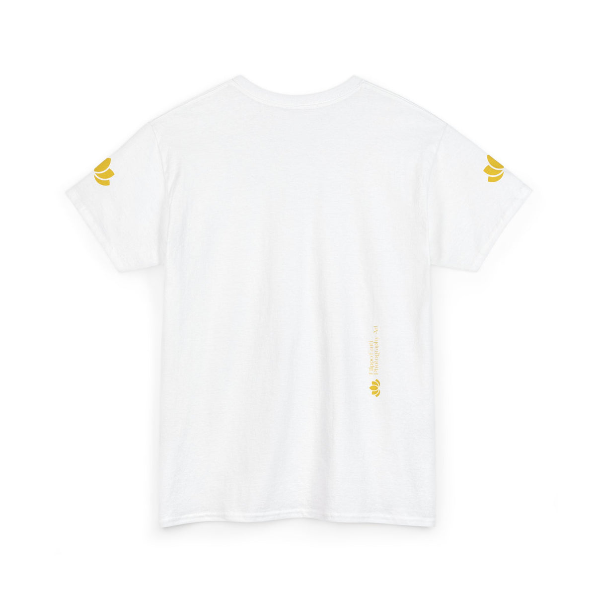 Unisex Heavy Cotton Tee - Poly Art - Flower of Dahlia in Red
