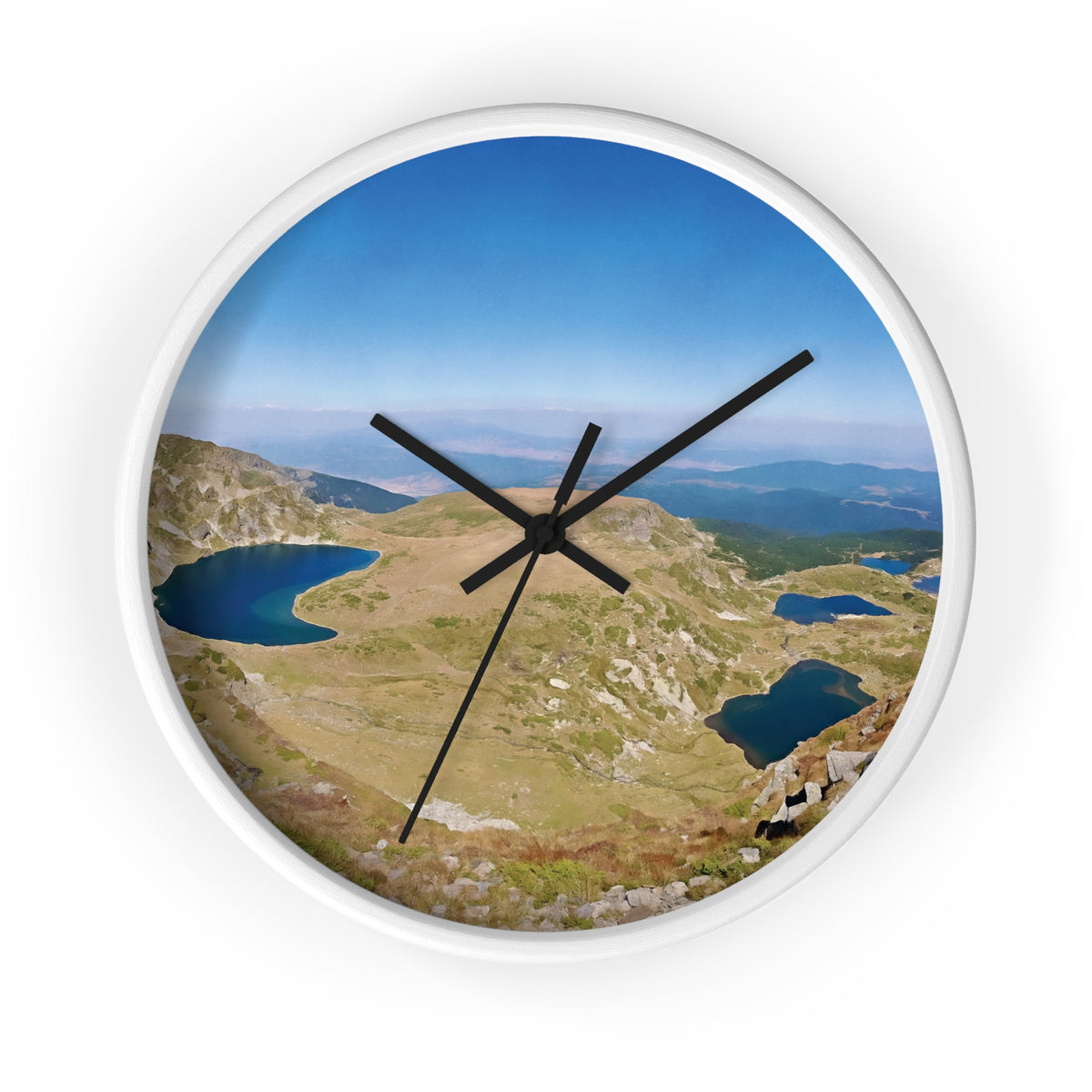 Wall Clock - Rila Lakes, Bulgaria (Variant 2)