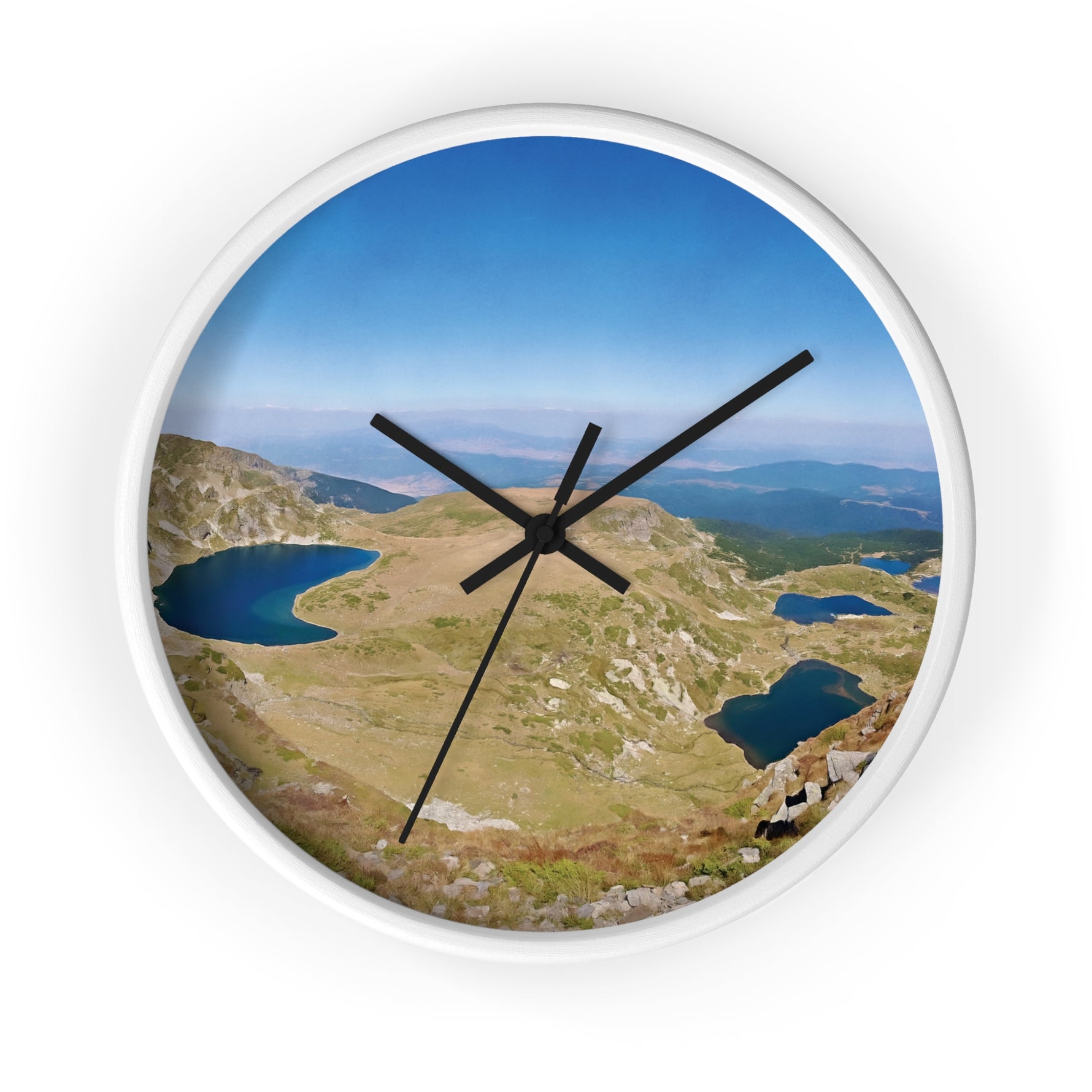 Wall Clock - Rila Lakes, Bulgaria (Variant 2)