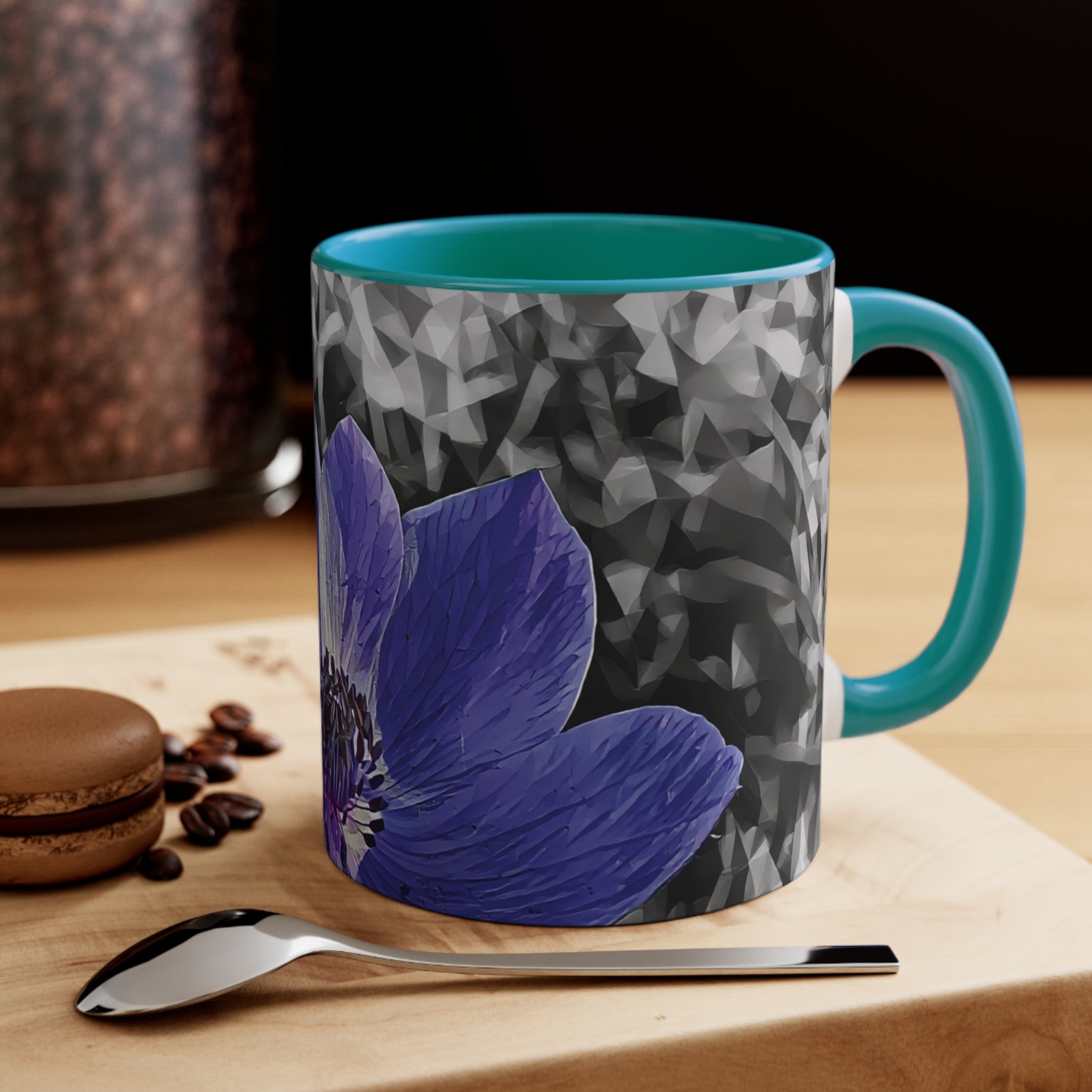 Mug 11oz - Poly Art - Flower of Anemone