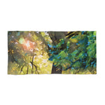 Beach Towel – Poly Art - Tree Crown (Variant 2)