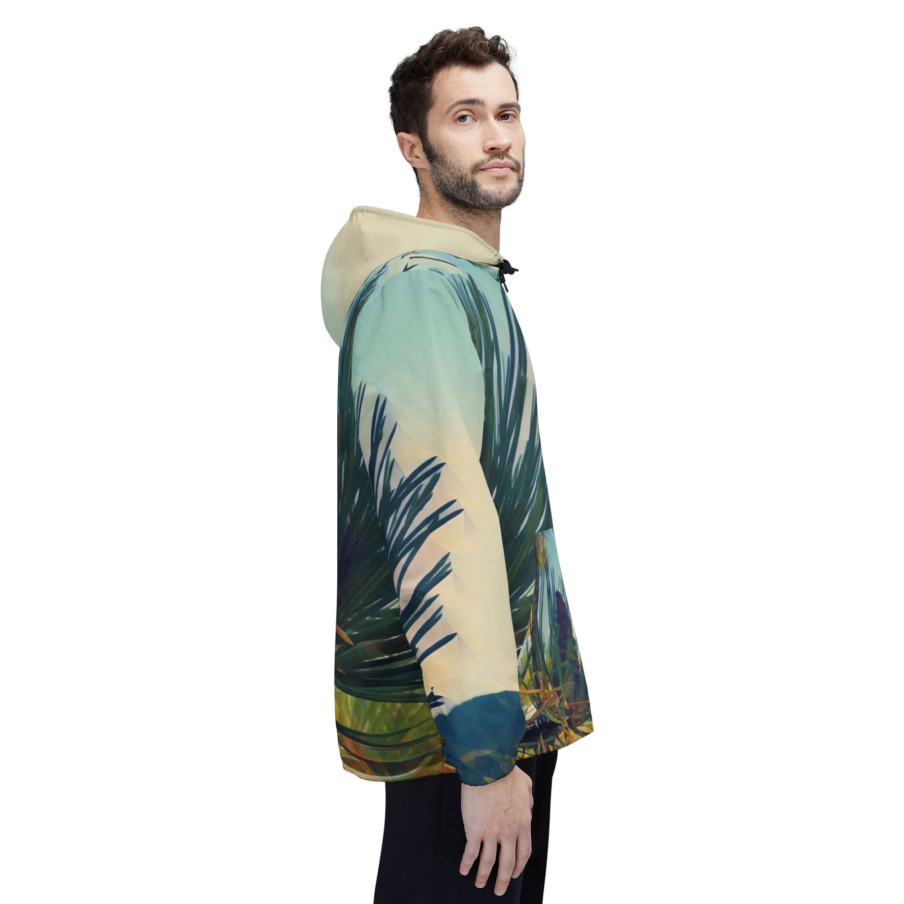 Windbreaker Jacket - Poly Art - Fir Pinecone
