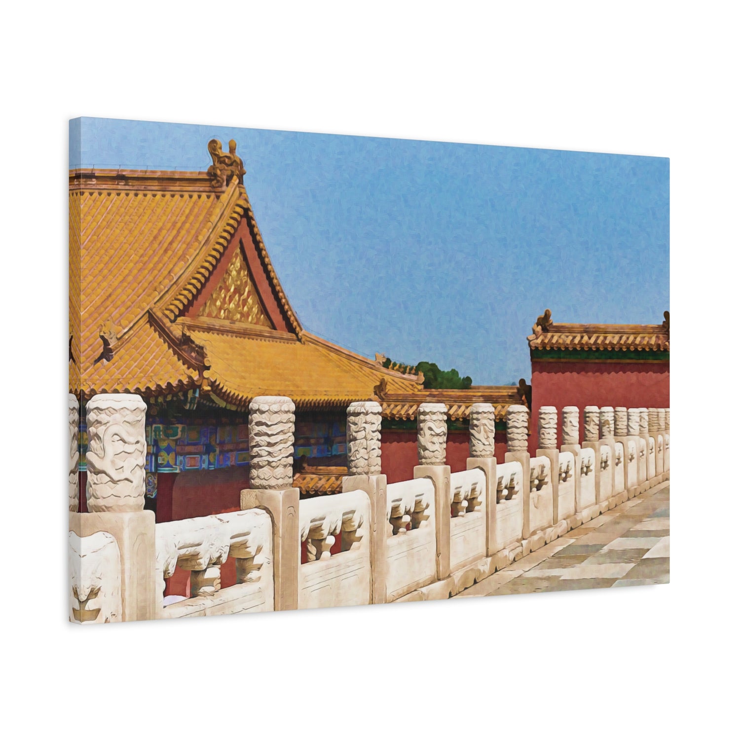 Stretched Matte Canvas - China's Beauty