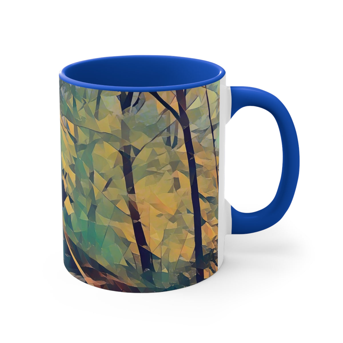 Mug 11oz - Poly Art - Forest (Variant 01)