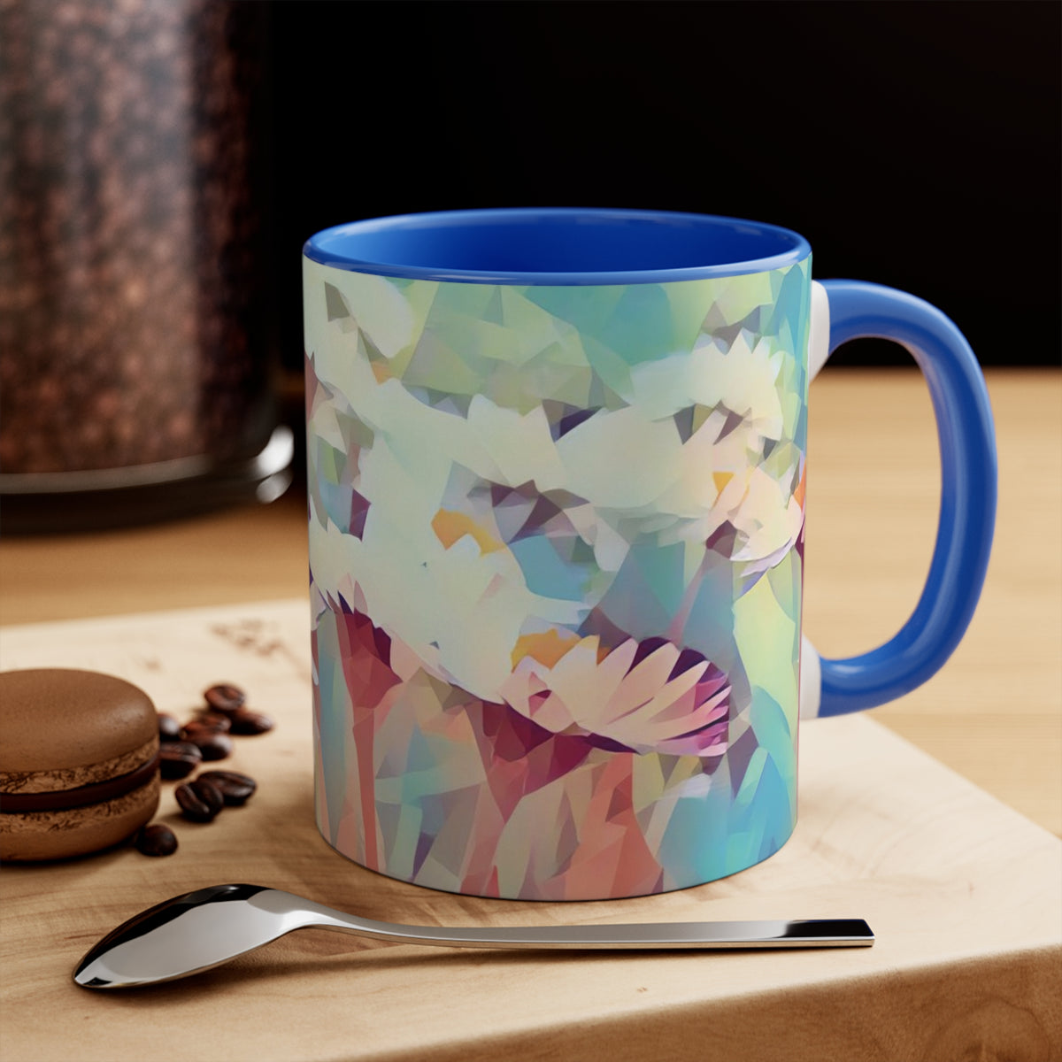 Mug 11oz - Poly Art - Flower of Daisies (Variant 06)