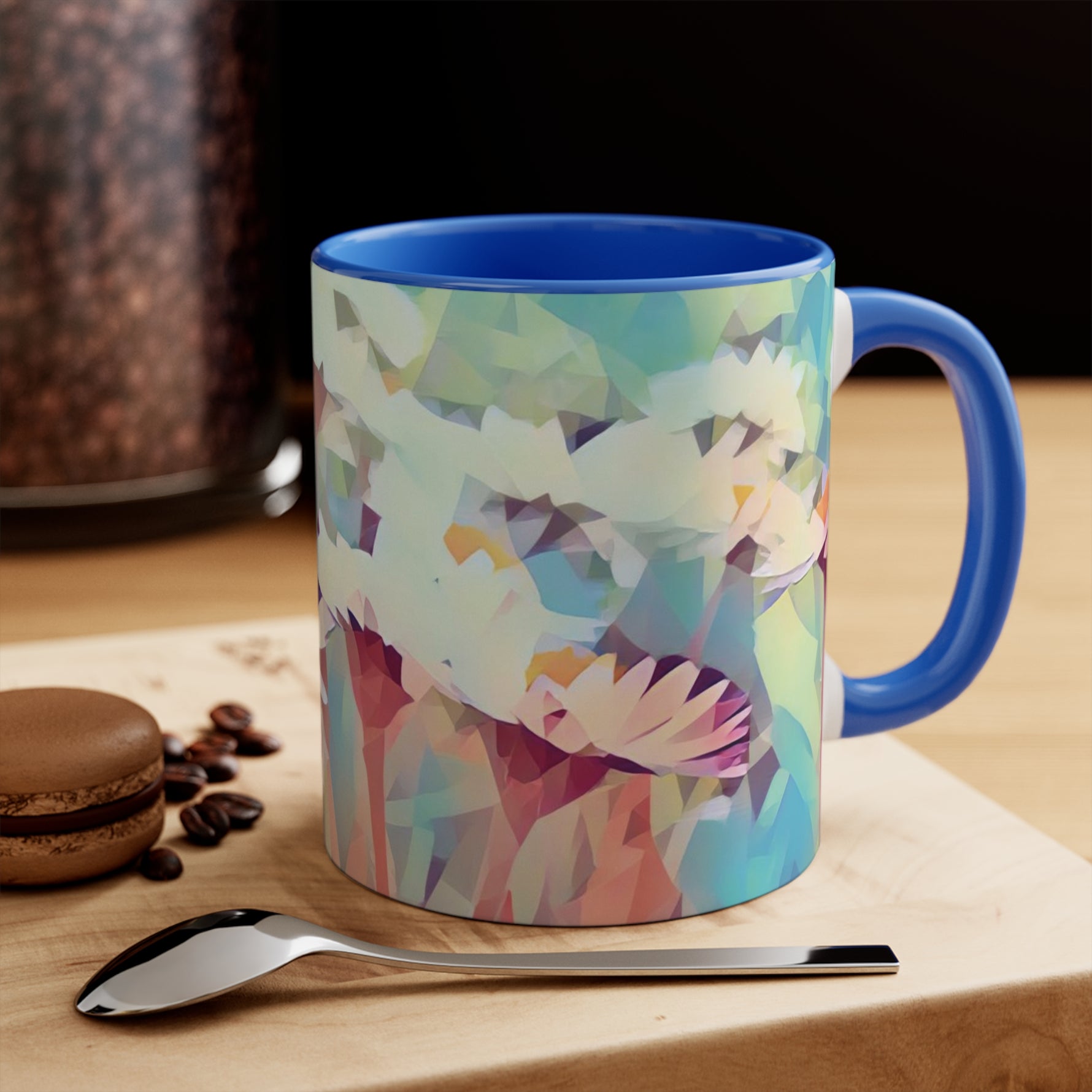 Mug 11oz - Poly Art - Flower of Daisies (Variant 06)