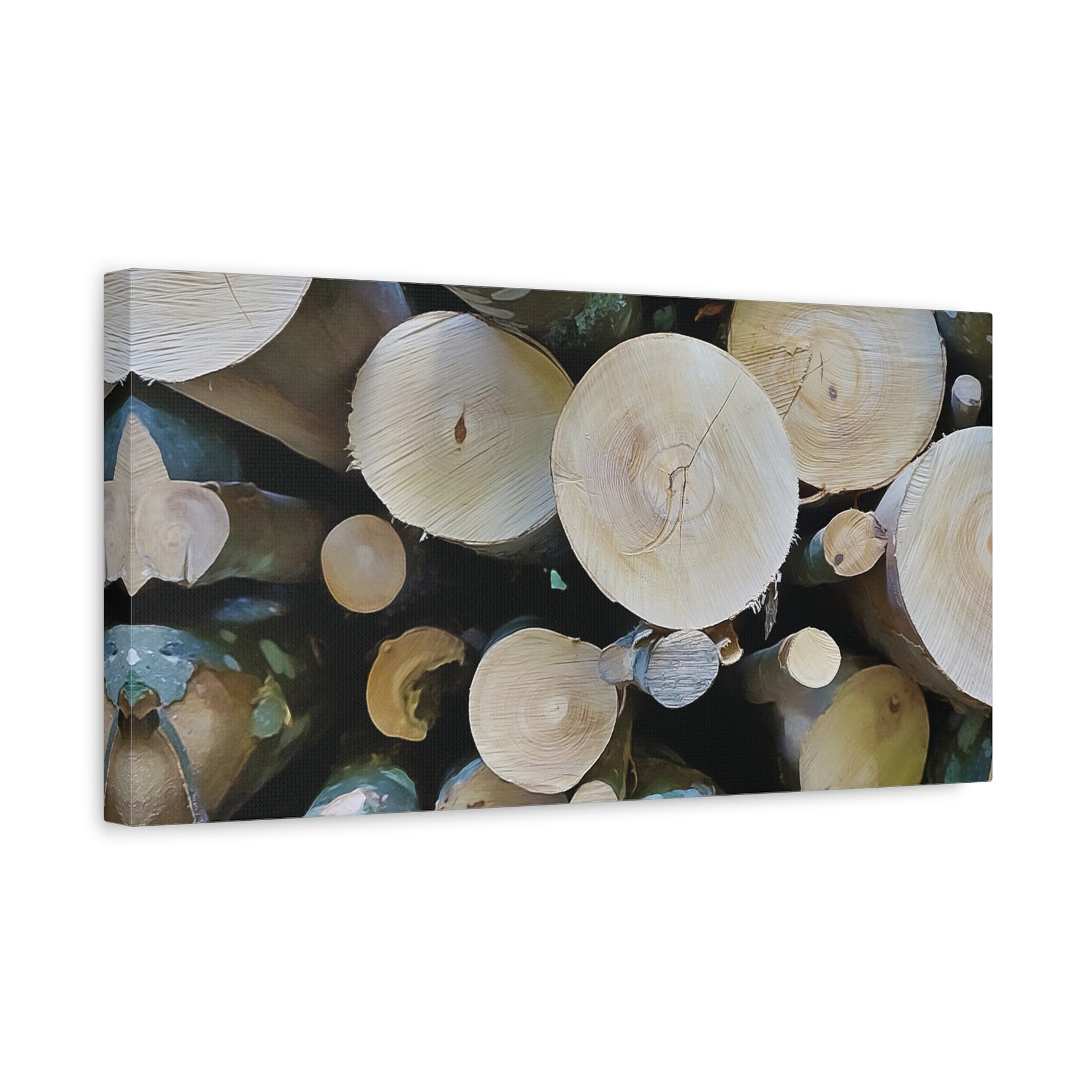 Stretched Matte Canvas - Wooden Trunks (Variant 1)