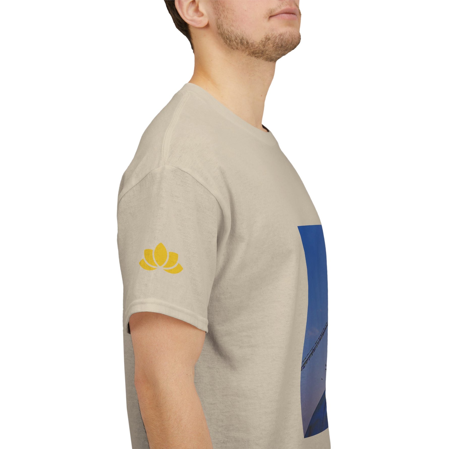 Unisex Heavy Cotton Tee - Nepal, Buddha's Eyes (Variant 6)
